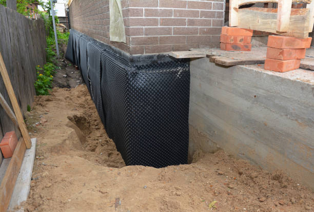 Happy homeowners after waterproofing job in Russia